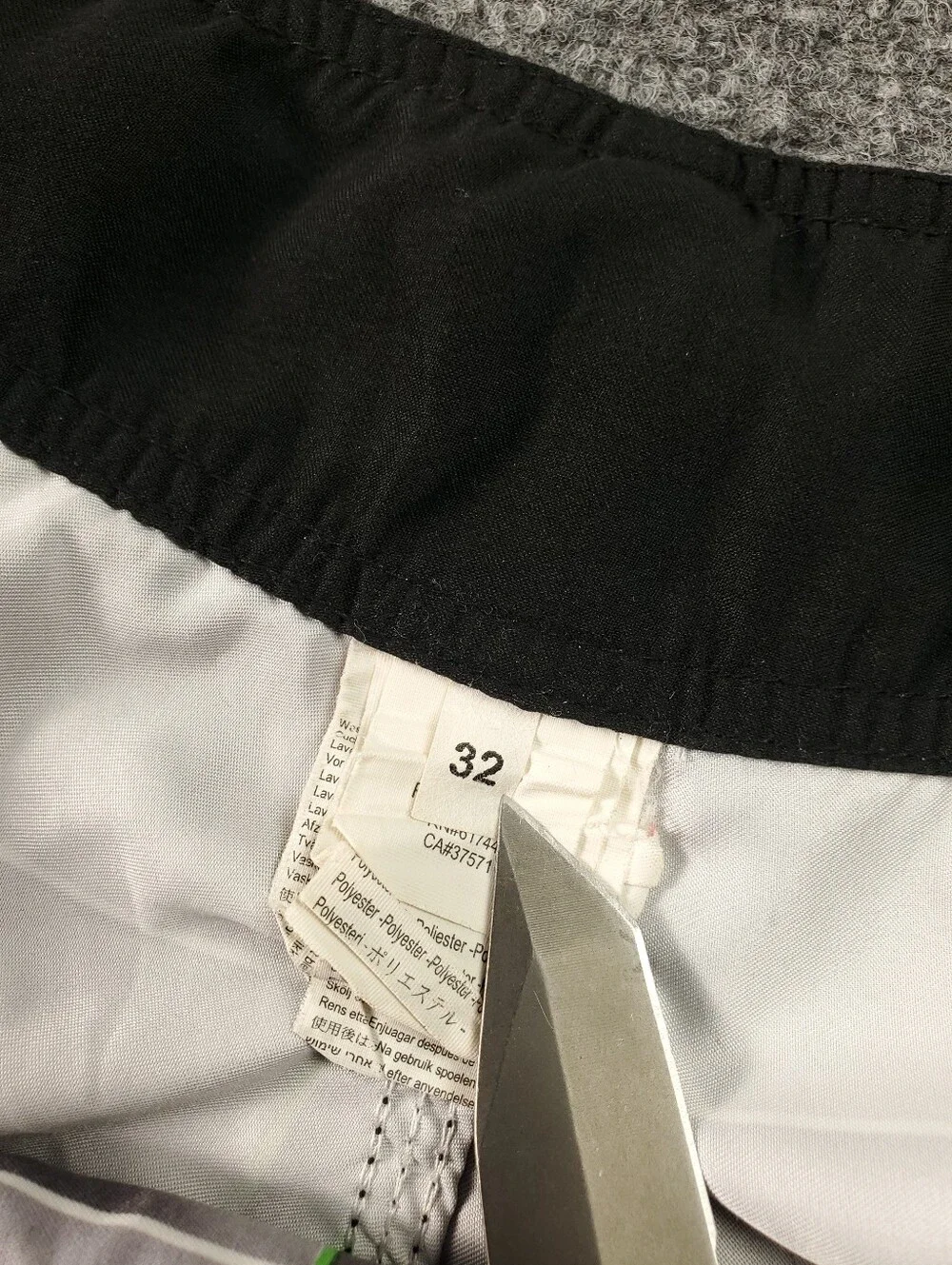 Rip Curl Stoked Boardshorts Mens 32 Shadow Grid Plaid Vintage Y2K Surfer Beach